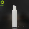 Designer PLAcosmetic lotion cream liquid bottle with flip cap